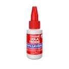 Super Cola Artesanato Cola Tecido 20G Vermelha