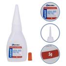 Super Cola Instantânea Adesiva 5g Abond Extra Forte Secagem Rápida Metal Plástico Madeira Porcelana Super Cola Instantânea Adesiva 5g Abond Extra Forte Secagem Rápida Metal Plástico Madeira Porcelana