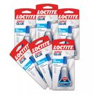 Super Cola Loctite Gel Control Transparente 6 x 4 g Pack