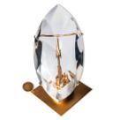Super Diamante Cristal Gigante Navete Brilhante 664g 180mm