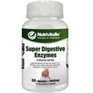 Super digestive enzymes 1000mg 60caps nutrivitalle