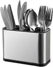 Super Escorredor Porta Talheres Pia Silver Inox Aço Inox 316 antiferrugem18x13x8cm