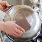 Super esponja magica limpa panela metal aluminio aço inox bronze