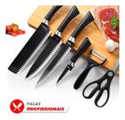 Super Facas Em Inóx 304 Profissional Luxo Pra Churrasco Cozinha