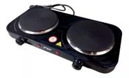 Super Fogão Cooktop Elétrico Portátil 2 bocas 2000w - 110v
