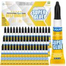 Super Glue Liquid INSOIA Clear 48 x 3g Adesivo multiuso