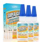 Super Glue LLPT LSG030-3E 30 ml transparente multiuso, pacote com 3