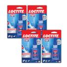 Super Glue Loctite Liquid Professional, 20 ml, transparente, pacote com 4 Super Glue Loctite Liquid Professional, 20 ml, transparente, pacote com 4