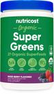 Super Greens em pó Nutricost Organic Mixed Berry 30 Serv