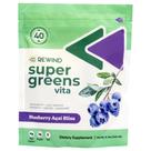 Super Greens Powder Rewind Greens Blueberry Acai Bliss 40+ superalimentos Super Greens Powder Rewind Greens Blueberry Acai Bliss 40+ superalimentos