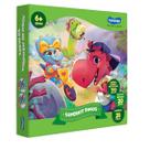 Super Kit 3 em 1 Dinos -Quebra-Cabeça, Dominó e Jogo Memória Super Kit 3 em 1 Dinos -Quebra-Cabeça, Dominó e Jogo Memória