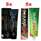 Super Kit 5 Pomada FisioFort Premium 150g + 5 Pomada Mil Dores