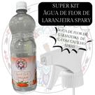 Super Kit Água de Flor de Laranjeira com Gatilho de Spray 1 Litro