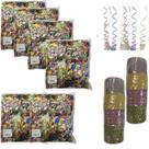 Super Kit Carnaval 6 Confetes Metalizados 2 Serpentinas Super Kit Carnaval 6 Confetes Metalizados 2 Serpentinas