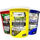 Super Kit Cola Entomológica ColeAgró 3 Cores Vermelha, Azul e Amarela 500ml Controle de Insetos em Hortas, Plantações e Jardins