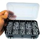 Super Kit com 250 Rebites Pop de Alumínio Estojo Organizador Duplo Medidas 306 308 310 408 410 Ideal para Fixações Profissionais