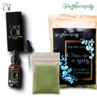 Super Kit Relax Óleo Camomila Ozonizado 30ml + Escalda Pés 1kg + Argila 250g