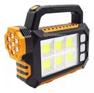 Super Lanterna Solar E Cabo Usb 9 Led Superior E 11 Lateral Súper Forte