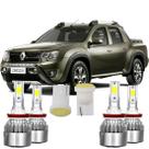 Super Led Farol Alto Baixo Duster Oroch 6000k Tipo Xenon