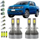 Super Led Farol Alto Baixo Led Interno Externo VW Amarok