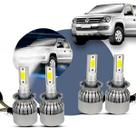 Super LED Farol Alto Baixo Refletor Duplo VW Amarok 6000K 30000h