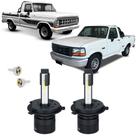 Super Led H4 Farol Baixo Alto Ford F1000 1979 Até 1998