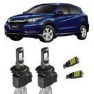 Super Led H4 Sem Erro 8000LM HR-V 2015 A 2018 + Pingo T10