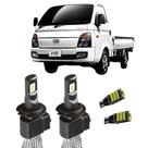 Super Led H4 Sem Erro 8000LM Hyundai Hr 2005 A 2016 + T10