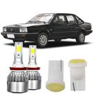 Super Led Luz Milha Santana 6000k Tipo Xenon + Pingo T10