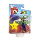 Super Mario - Boneco Luigi Com Super Star 6Cm - Sunny Super Mario - Boneco Luigi Com Super Star 6Cm - Sunny
