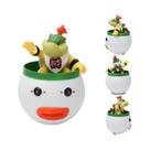 Super Mario Bros Bowser Jr Luigi Wario Goomba Yoshi Toad Waluigi Figuras De Ação Em PVC Modelo