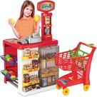 Super Market Mercado infantil Com Carrinho Luz e Som Acessórios 8039 - Magic Toys