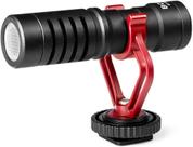 Super Microfone de câmera de vídeo celular BYMM1 Plus com saída de fone de ouvido