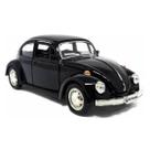 Super Miniatura Metal Volkswagen Fusca Preto 1967 Edição colecionador