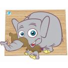 Super Quebra-Cabeça Infantil Elefante