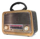 Super Rádio Retro Vintage Antigo Am Fm Sd Usb Mp3 Bivolt Bluetooth alta qualidade de som