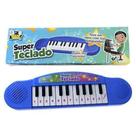 Super Teclado Musical Azul Menino Super Teclado Musical Azul Menino