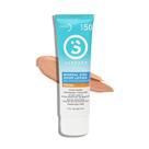 Superfície de loção de proteção solar SPF 50 Mineral 90 mL, colorida, resistente à água