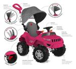 Superjipe Reclinável Capota Passeio Pedal (pink) Bandeirante Rosa
