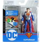 Superman Armor Silver - Figura 10 Cm - 2189 Sunny C/surpresa