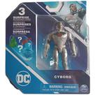 Superman Dc Figura Com 3 Acessórios 10Cm Boneco Comics Sunny