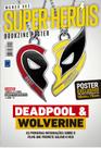 Superpôster mundo dos super-heróis - deadpool & wolverine