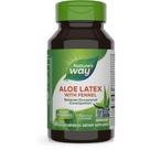 Suplemente o látex de aloe da Nature's Way com erva-doce, 100 cápsulas veganas