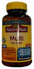 Suplemente o Nature Made Multi For Him com D3 120 comprimidos