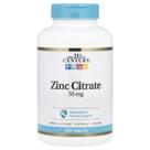 Suplemento 21st Century HealthCare Citrato de Zinc 50 mg 360 Tabletas Suplemento 21st Century HealthCare Citrato de Zinc 50 mg 360 Tabletas