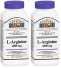 Suplemento 21st Century L-Arginina 1000 mg Máxima Potencia