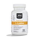 Suplemento 365 da Whole Foods Market L-Lisina 500 mg 100 cápsulas