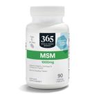 Suplemento 365 da Whole Foods Market MSM 1000 mg 90 comprimidos