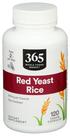 Suplemento 365 da Whole Foods Market Red Yeast Arroz 600mg 120ct