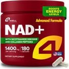 Suplemento 4Well Products NAD 1400mg com 180 cápsulas de colágeno Suplemento 4Well Products NAD 1400mg com 180 cápsulas de colágeno